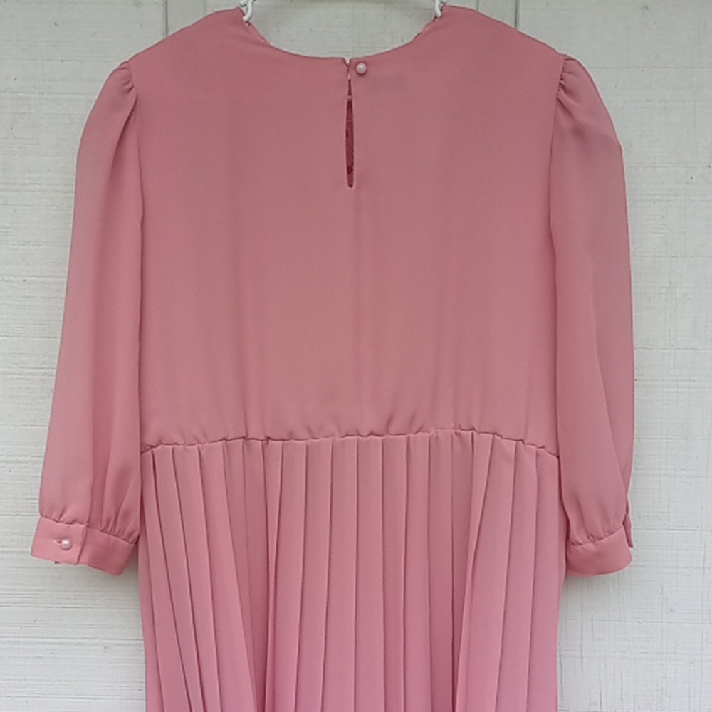 Vintage 80s Dim The Lites Petites Dress - Picture 4 of 16